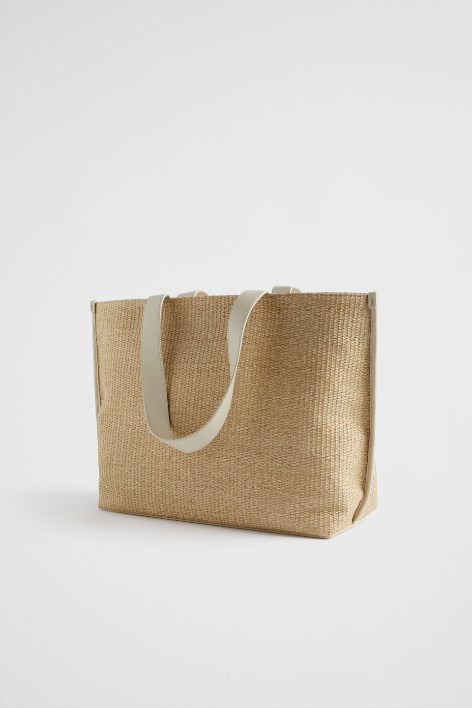 Raffia Tote  Stone Natural