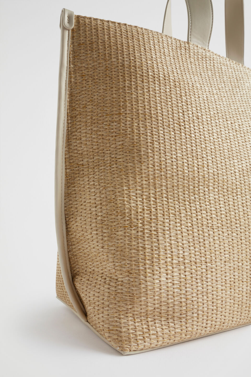 Raffia Tote  Stone Natural