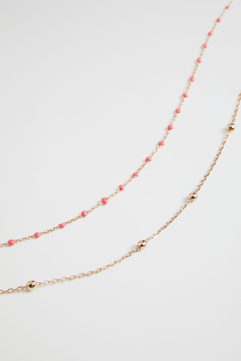 Enamel Necklace Set  Wild Berry
