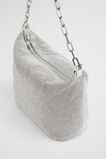 Embellished Shoulder Bag  Silver  hi-res