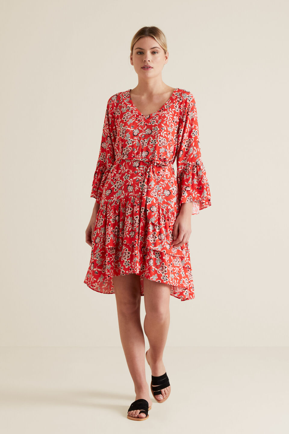 Tiered Ruffle Dress  