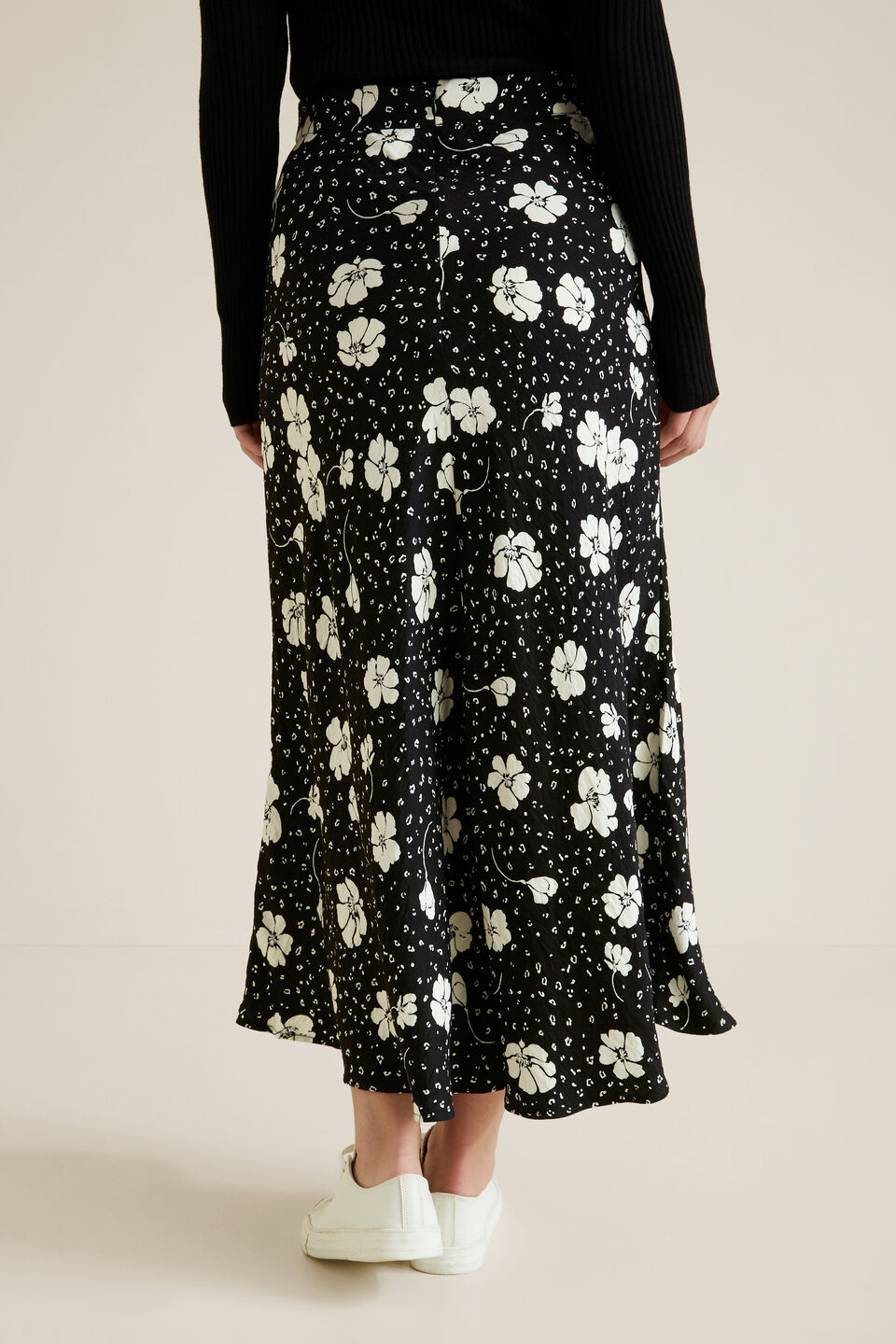 Printed Swing Skirt  