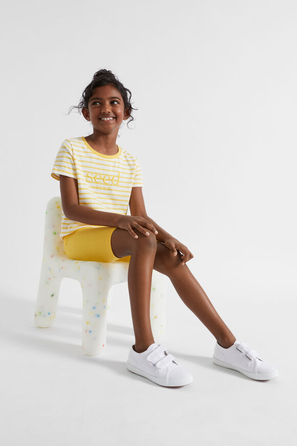 Core Logo Tee  Sunshine Stripe  hi-res