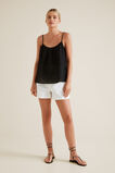 Textured Cami  Black  hi-res