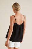 Textured Cami  Black  hi-res