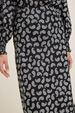 Printed Slip Skirt  Mono Paisley  hi-res