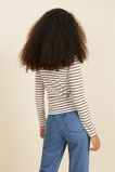 Stripe Rib Tee  Sunflower  hi-res