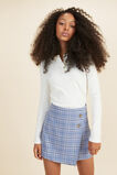 Rib Collar Ls Tee  Cream  hi-res