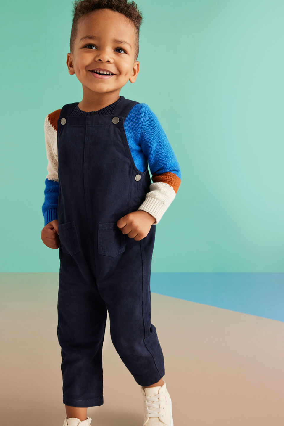 Twill Overall  Midnight Blue
