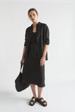 Core Linen Slip Dress  Black  hi-res