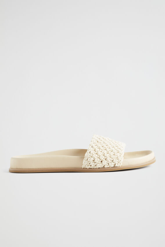 Donna Crochet Slide  Natural  hi-res