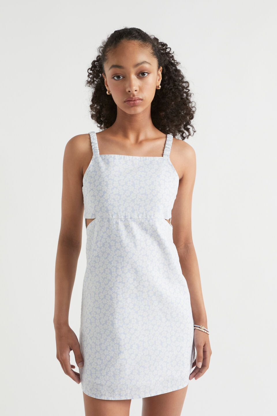 Cut-Out Dress  Sky Blue