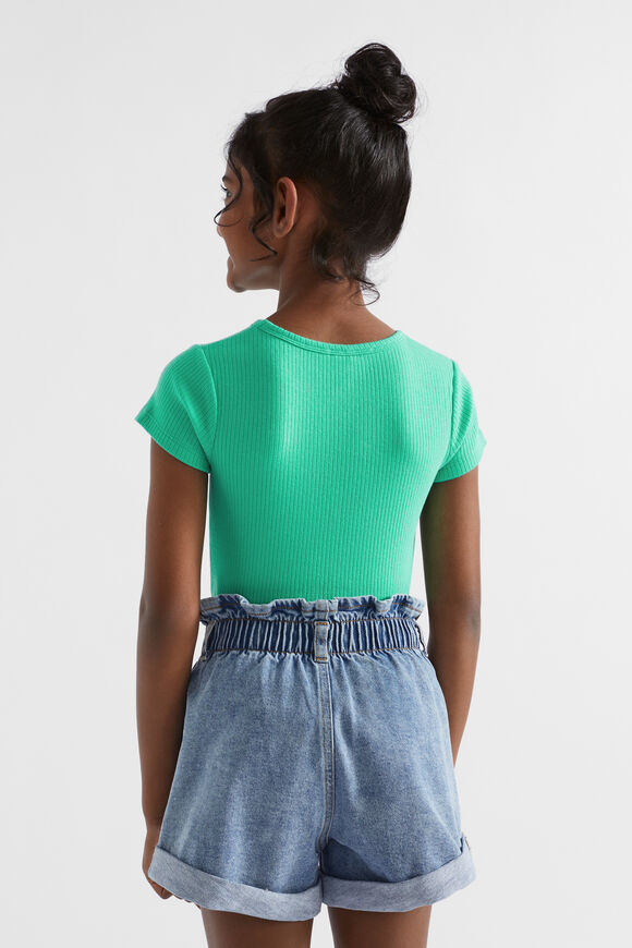 Core Rib Tee  Jade Green  hi-res