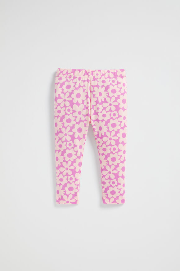 Floral Legging  Dusty Rose  hi-res