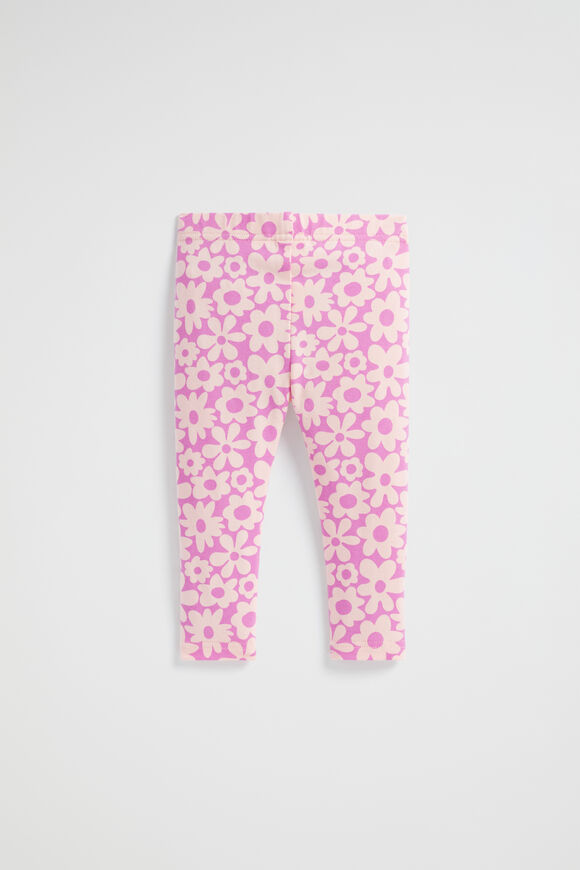 Floral Legging  Dusty Rose  hi-res