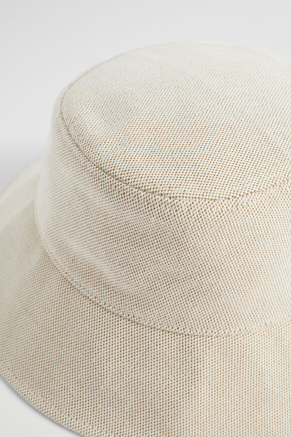 Textured Bucket Hat  Caramel  hi-res