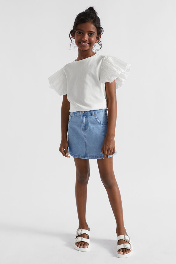 Bubble Sleeve Tee  Canvas  hi-res
