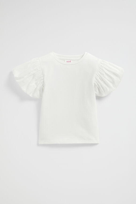 Bubble Sleeve Tee  Canvas  hi-res