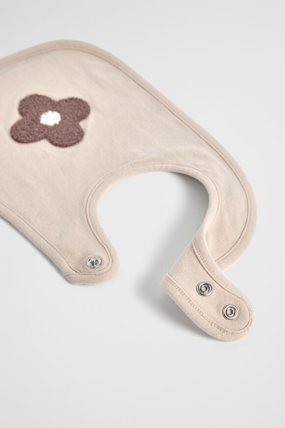 Flower Bib  Sand  hi-res