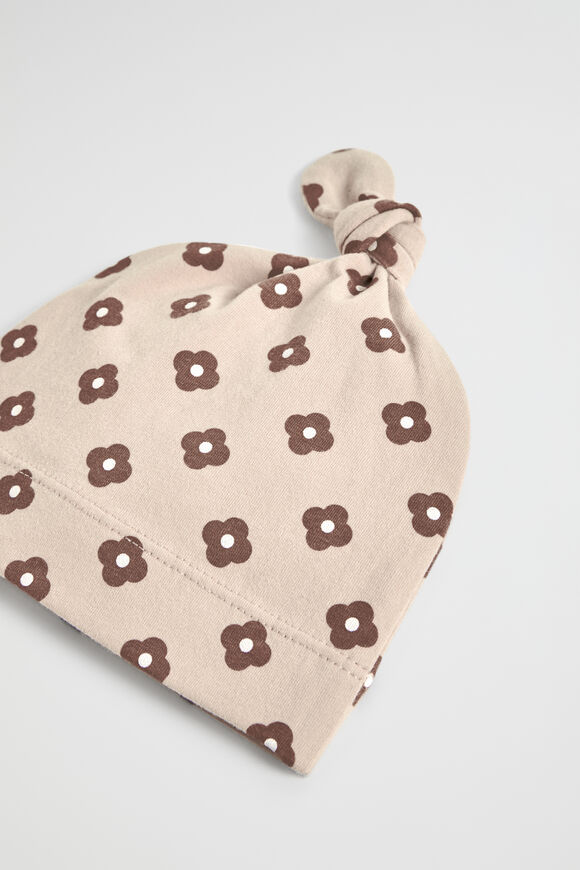 Flower Knot Hat  Sand  hi-res