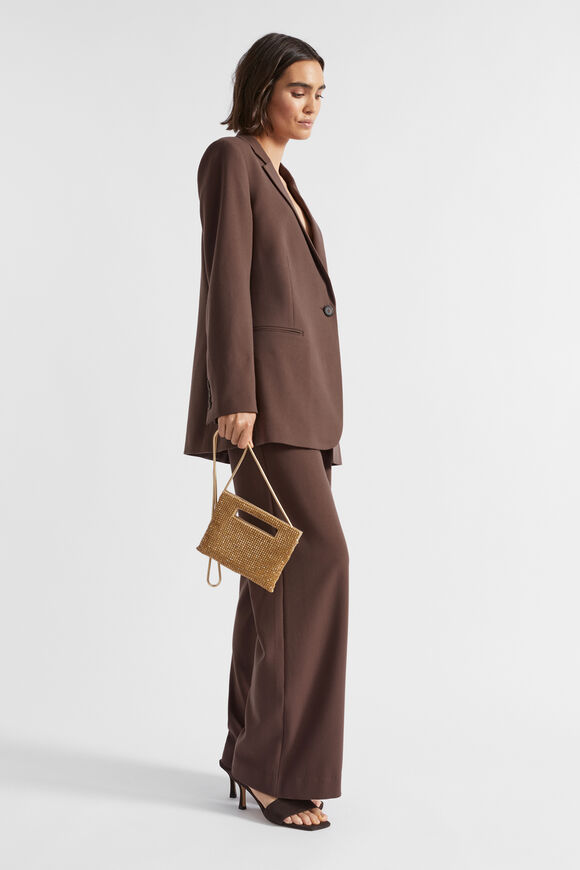 Embellished Handheld Bag  Soft Gold  hi-res