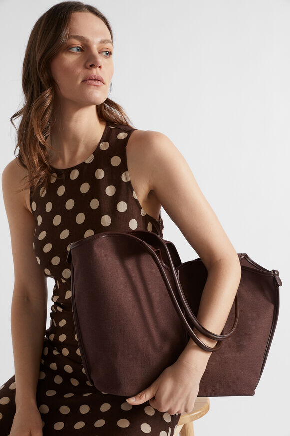 Canvas Tote  Deep Raisin  hi-res