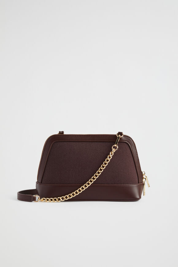 Canvas Crossbody Bag  Deep Raisin  hi-res