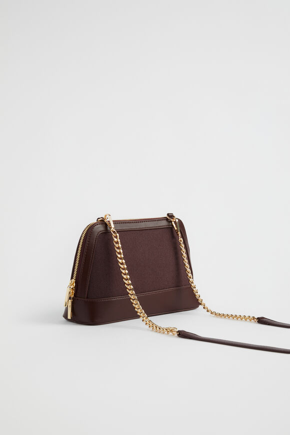 Canvas Crossbody Bag  Deep Raisin  hi-res