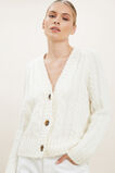 Cable Knit Cardigan  Cloud Cream  hi-res