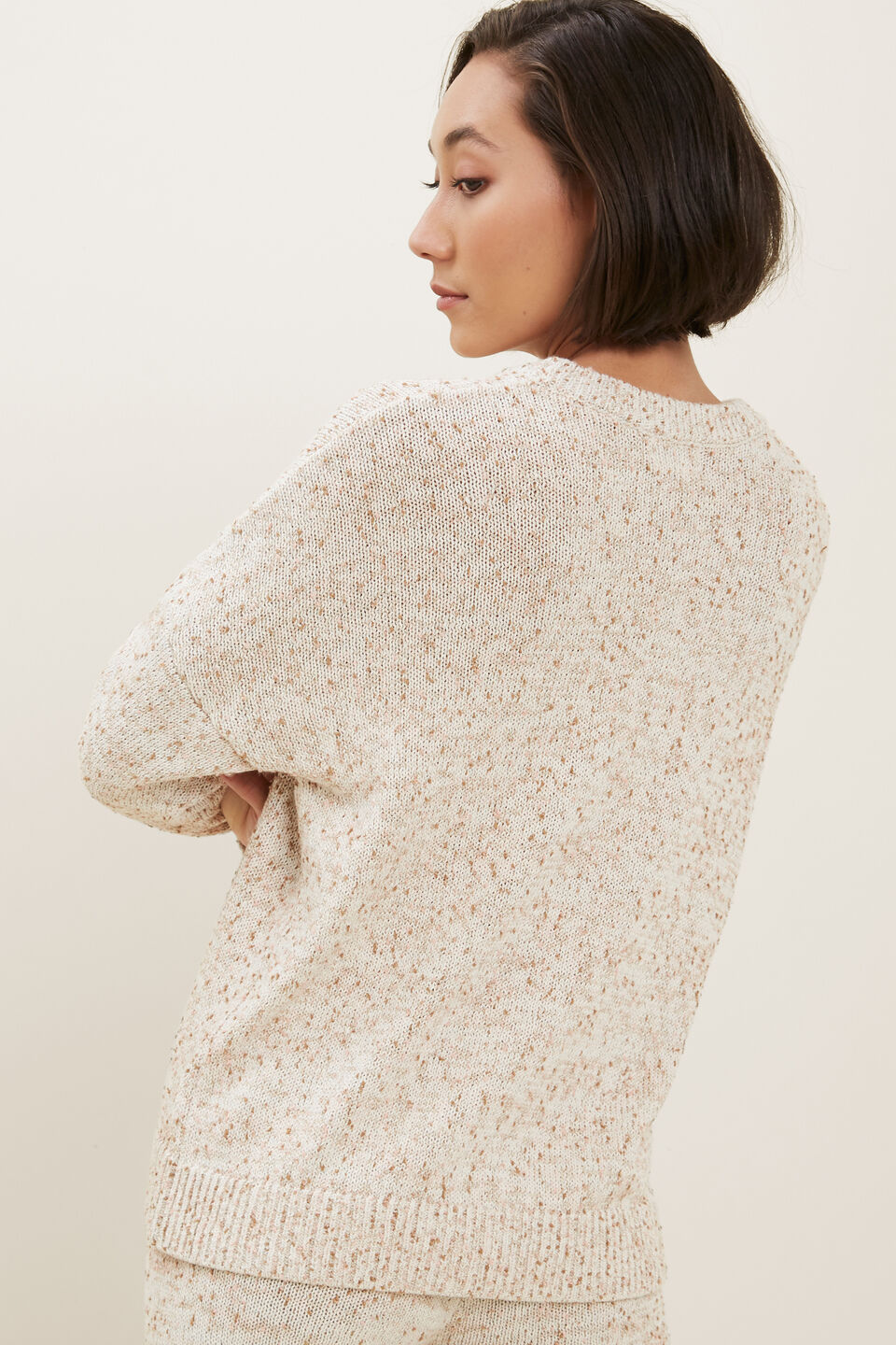 Fleck Sweater  French Vanilla