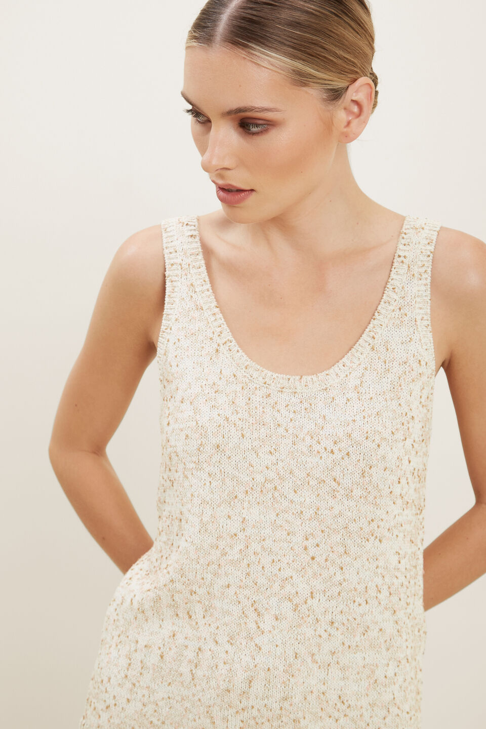 Fleck Top  French Vanilla