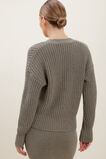 Marle Button Down Cardigan  Olive Khaki Marle  hi-res