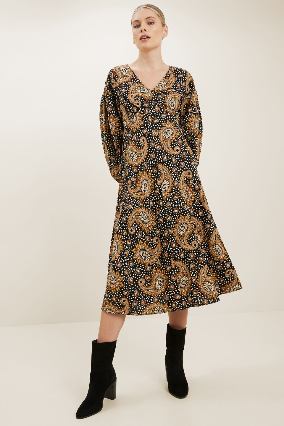 Paisley Midi Dress  Paisley