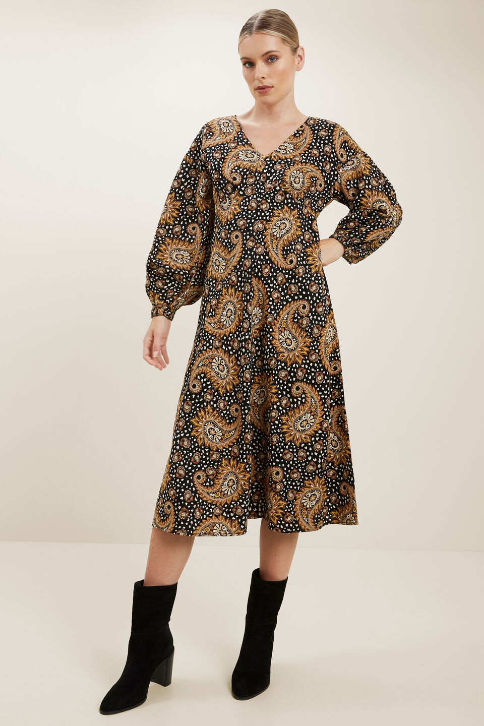 Paisley Midi Dress  Paisley