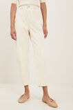 Elasticated Cotton Jogger  French Beige  hi-res