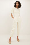 Elasticated Cotton Jogger  French Beige  hi-res