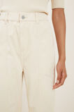 Elasticated Cotton Jogger  French Beige  hi-res