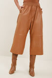 Leather Culotte  Burnt Bronze  hi-res
