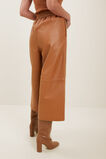 Leather Culotte  Burnt Bronze  hi-res