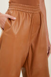 Leather Culotte  Burnt Bronze  hi-res