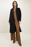 Wool Boyfriend Coat  Black  hi-res
