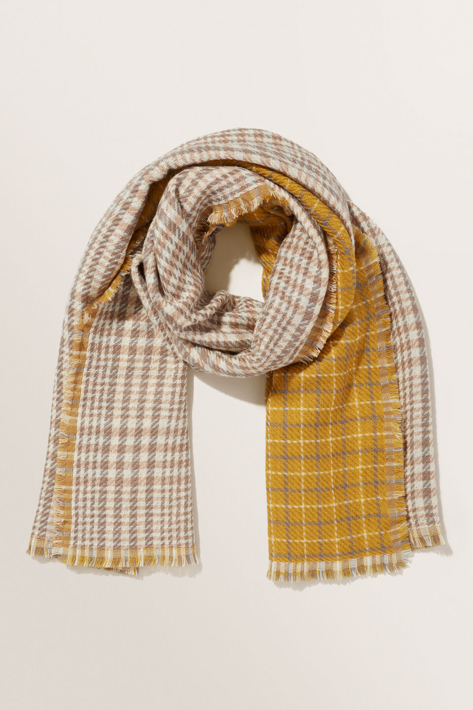 Plaid Scarf  Tuscan Clay Multi