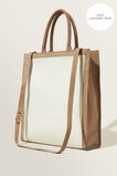 Shearling Tote  Honey Dew Cream  hi-res