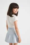 Yoke Denim Skirt  Sun Bleach  hi-res