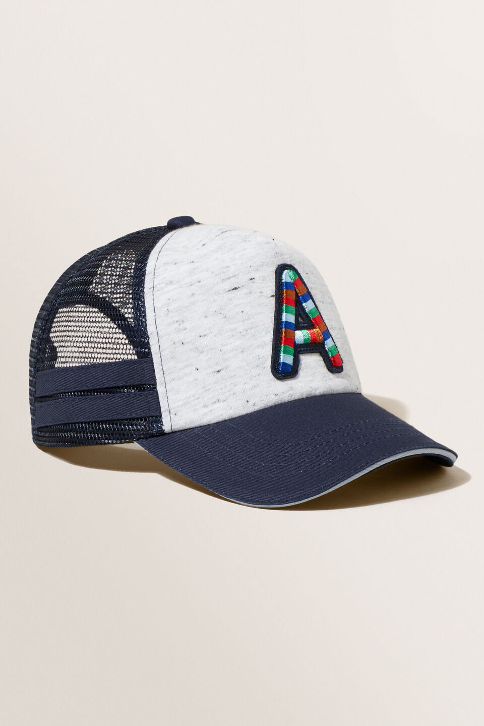 Embroidered Initial Cap  A