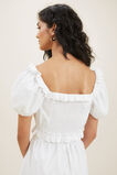Scallop Trim Top  Whisper White  hi-res