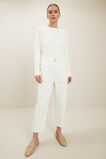 Rib Long Sleeve Top  French Vanilla  hi-res