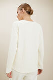 Rib Long Sleeve Top  French Vanilla  hi-res