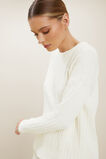 Rib Long Sleeve Top  French Vanilla  hi-res