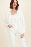 Linen Blend Poncho  French Vanilla  hi-res